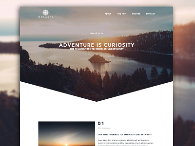 Adventure is curiosity adventure bold clean coordinates hiking outdoors route web