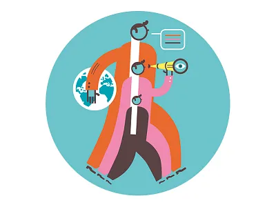 FAO: Annual report books character design drawing editorial editorial illustration fao future illustration magazine vector world