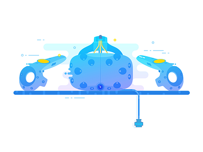 HTC Vive color design flat htc icon illustration line vive vr