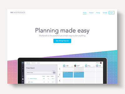 workstack.io website task management ui ux web app workstack