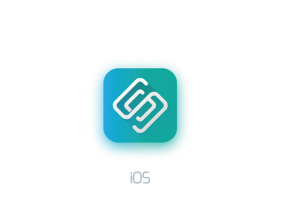 ServerSecrets iOS icon blue cyan icon serversecrets ss turquoise