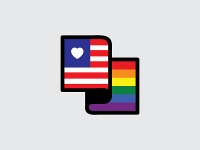 ❤️ #PrayForOrlando flag illustration lgbt minimal prayfororlando restinpeace