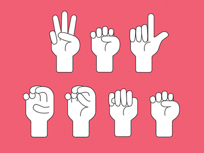 Welcome Sign Language alphabets hands language pink sign language sign language alphabets vector welcome