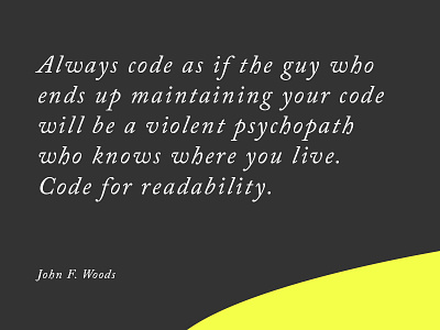 John F. Woods always colors criticize design encourage frame inspirational quote motivational quote never quote ui