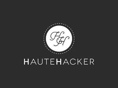Haute Hacker brand branding fashion identity logo sewing
