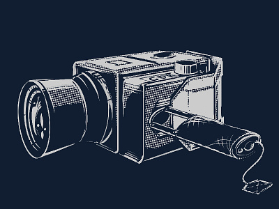 Apollo 11 Hasselblad camera illustration nasa poster space