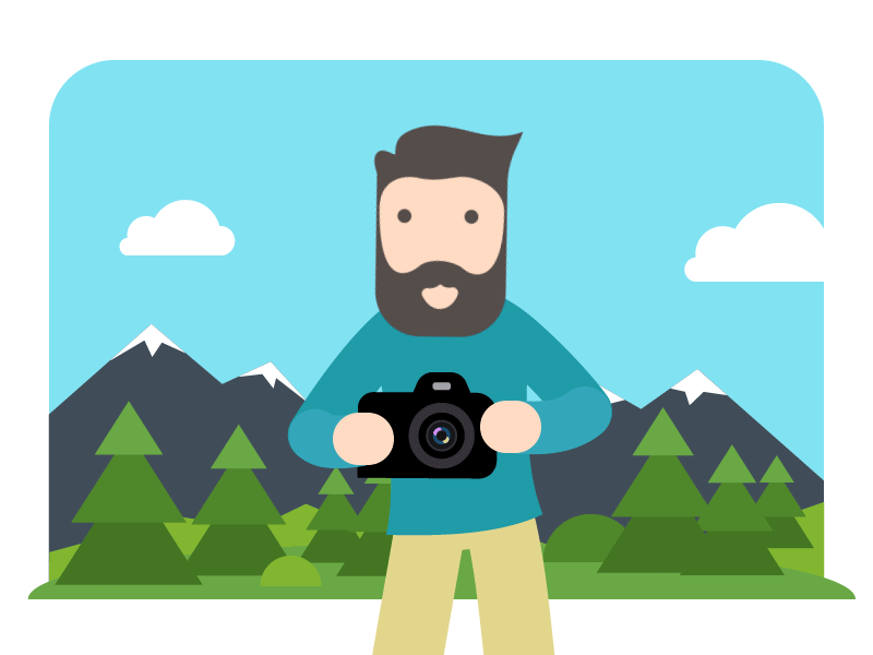 Photographer beard camera landscape man mountains photo photographer