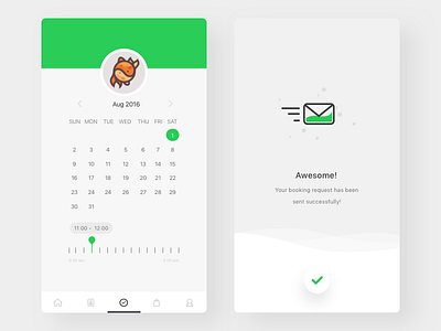 TailsLife: Booking Confirmation advanced app booking icon interface pet search sketch tailslife ui ux