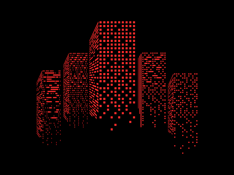 Cityscape Lighting animation art city design gif graphics home illustration landing logo splash vector