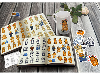 102 elements, 6 mascots friendly