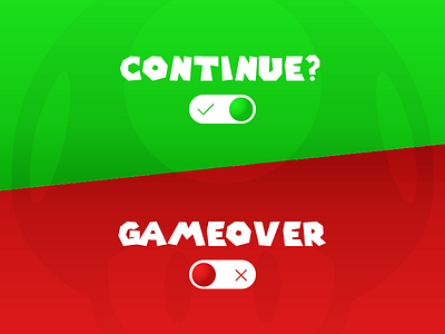 Daily UI #015 / On Off Switch 015 daily ui mario mario bros off on on off switch switch ui video games