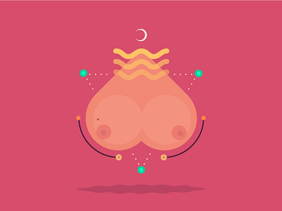 Arcturian Boobs alien anatomy arcturus boobs design graphic illustration uiux