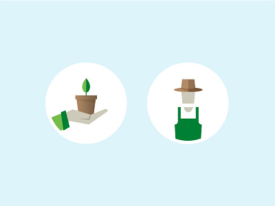 Gardening Icons gardener gardening icon plant