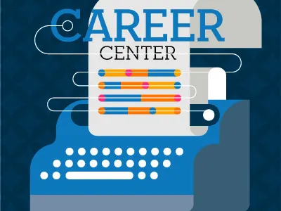 Career Center 2 careers computer digital job search jobs online people resume typewriter