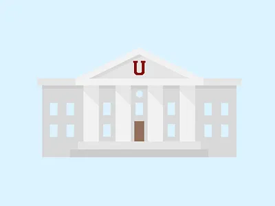 University college columns education flat school university