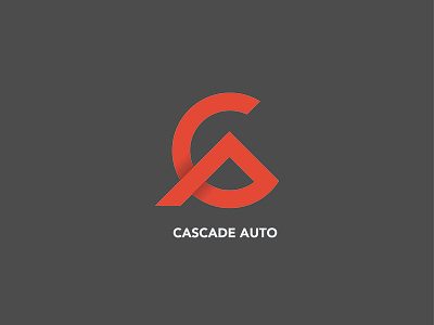 Cascade Auto auto logo brand corporate identity logo logo design