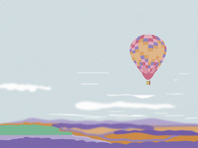 Cambridge valley Balloon festival balloon cambridge colors festival illustration newyork pastels upstate