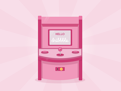 Hello Dribbble debut dribbble first hello shot