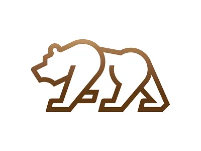 Thick Line Spirit Bear bear icon illustration spirit animals