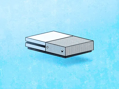 ONE S console e3 illustration one s vector video games xbox