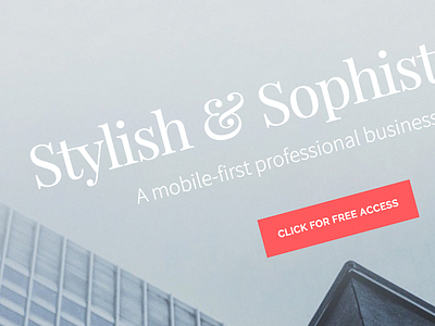 Stylish & Sophisticated ampersand genesis framework wordpress