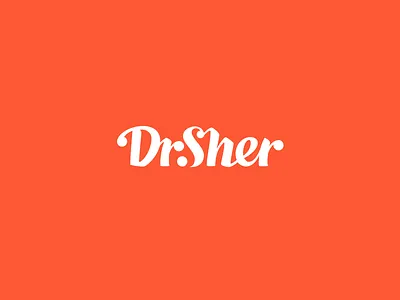 Dr.Sher doctor juice lettering logo s type