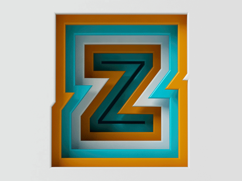 Z 36daysoftype 36daysoftype 3d cinema4d illustration render type visual