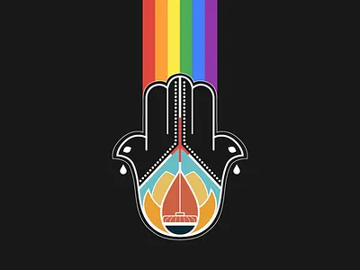 Orlando Strong flat humanity illustration lgbtq orlando peace pride protection strength unity vector