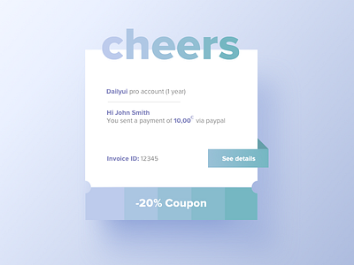 Email Receipt 017 dailyui email receipt