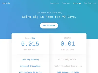 SaS Pricing Screen gradients material modern price pricing sas table