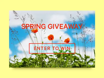 Daily UI #097 - Giveaway daily ui dailyui dailyui giveaway giveaway ui design user interface design