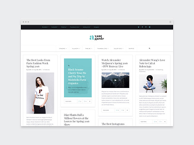 EZIO | Creative Masonry Blog blog blogging masonry portfolio theme webdesign wordpress
