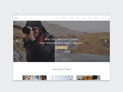 EZIO | Vintage agency business creative designer freelancing multi purpose portfolio theme visual artist webdesign wordpress