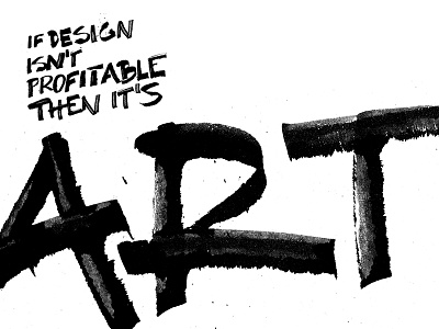 ART art bw calligraphy design folded handwriting handwritten pen profitable soda