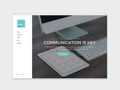 EZIO | Agency agency freelancer freelancing portfolio theme visual artist webdesign wordpress