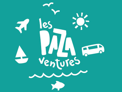 Pazaventures lettering logotype