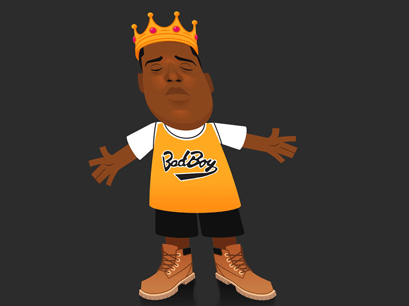 Big Poppa animation b.i.g. hip hop illstrutration juicy notorious rap