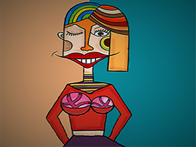 Dribble First shot :) cartoon character creative dribble first shot idea illustration invite thanks giving vector