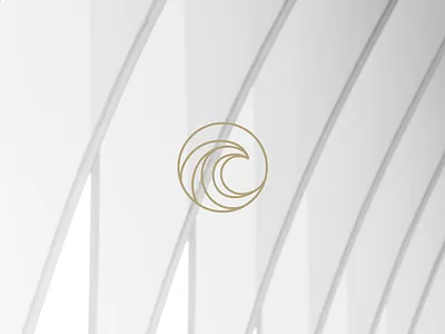 Wave branding corporate icon illustration mark ocean wave