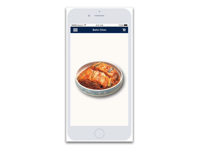 Kimchi Ordering App food kimchi ordering