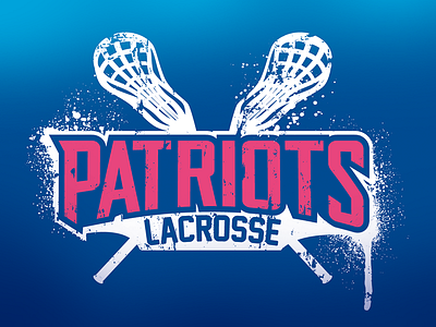 HCS LAX athletics club graffiti lacrosse lax paint patriots school sports t shirt