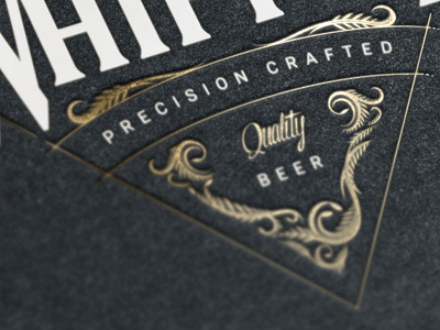 Sneak Peak beer brewery chemistry distillery filigree lettering nevada reno science typography wheat