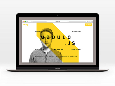 Módulo.js - Landing community design development event frontend landing tech event website