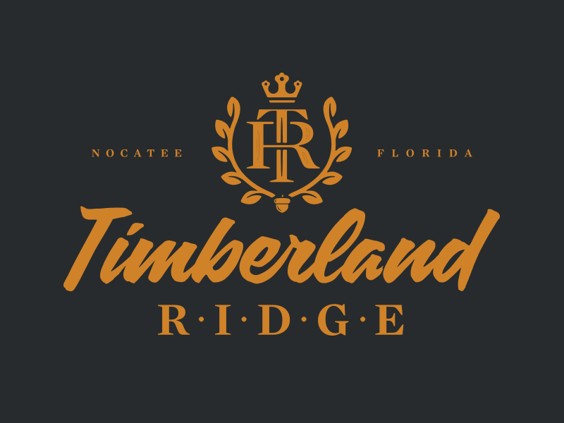 Neighborhood Brand System brand community crown florida forest home identity logo monogram neighborhood type