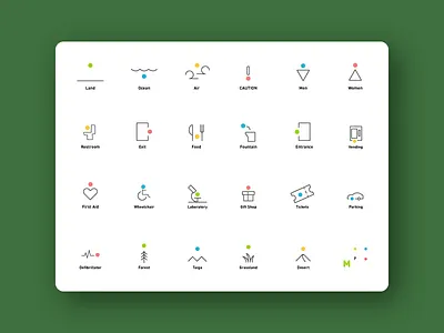 Mendel Park - Icon Set branding icon mendel park set