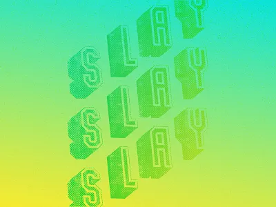 Slayday color gradient treatment type