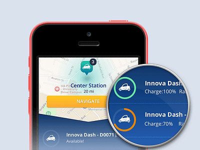 Eco Car Mobile/IoT App iot mobile