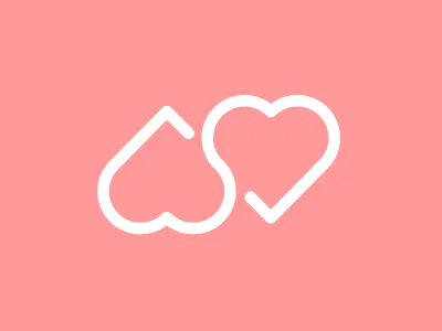 Infinity Hearts geometric hearts icon infinity line art logo love minimal swiss symbol