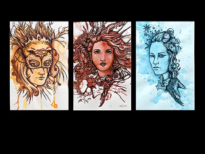 Game of Thrones inspired illustration game of thrones got illustration