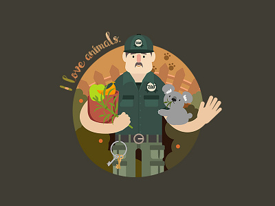 Zookeeper animal app application character flap game kids mixjam zoo zookeeper
